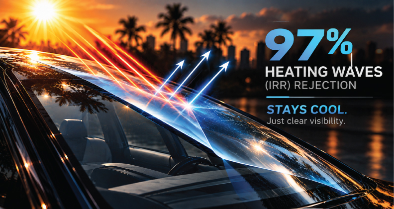 97% heating waves rejection