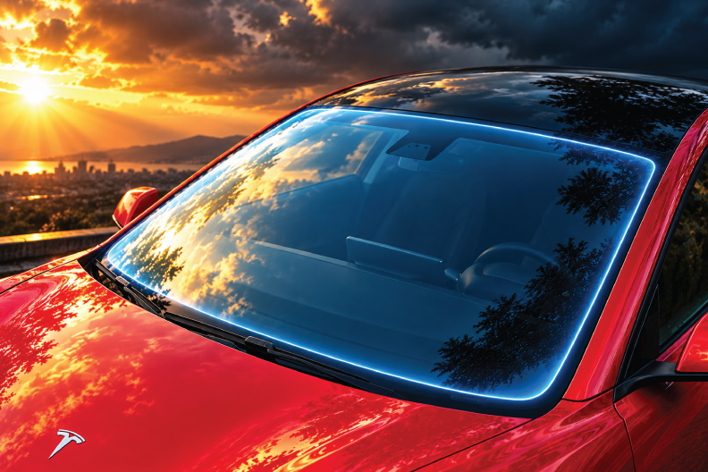 windshield protection from heat, debris epu film